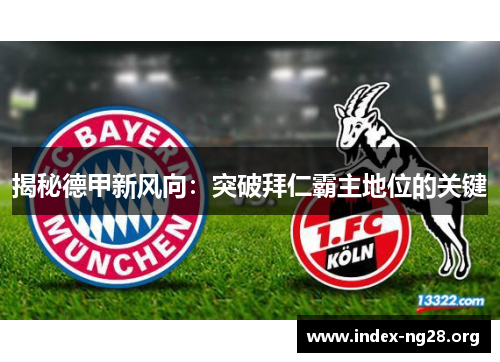 揭秘德甲新风向:突破拜仁霸主地位的关键 揭秘德甲新风向:突破拜仁霸主地位的关键